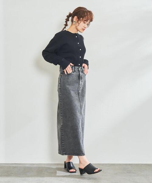 coen（コーエン）の「ハリヌキジャカードカーディガン（カーディガン/ボレロ・レディース・ナチュラル/シャーベット/ブラック・MEDIUM/LARGE）」の18枚目の写真