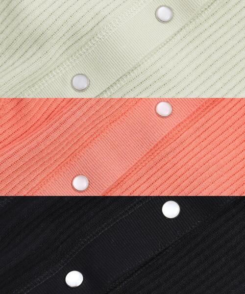 coen（コーエン）の「ハリヌキジャカードカーディガン（カーディガン/ボレロ・レディース・ナチュラル/シャーベット/ブラック・MEDIUM/LARGE）」の20枚目の写真