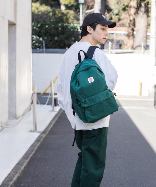 WEGO（ウィゴー）の「WEGO/ナイロンデイパック（バックパック/リュック・メンズ・ネイビー/グリーン/オレンジ/オフホワイト/グレー/ブラック・FREE）」の15枚目の写真