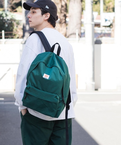 WEGO（ウィゴー）の「WEGO/ナイロンデイパック（バックパック/リュック・メンズ・ネイビー/グリーン/オレンジ/オフホワイト/グレー/ブラック・FREE）」の16枚目の写真