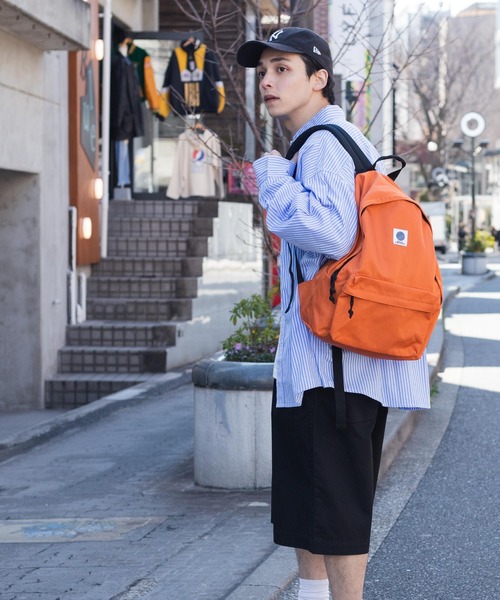 WEGO（ウィゴー）の「WEGO/ナイロンデイパック（バックパック/リュック・メンズ・ネイビー/グリーン/オレンジ/オフホワイト/グレー/ブラック・FREE）」の19枚目の写真