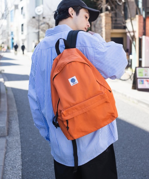 WEGO（ウィゴー）の「WEGO/ナイロンデイパック（バックパック/リュック・メンズ・ネイビー/グリーン/オレンジ/オフホワイト/グレー/ブラック・FREE）」の20枚目の写真