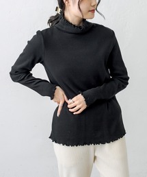 PUAL CE CIN | テレコハイネックロングスリーブ(Tシャツ/カットソー)