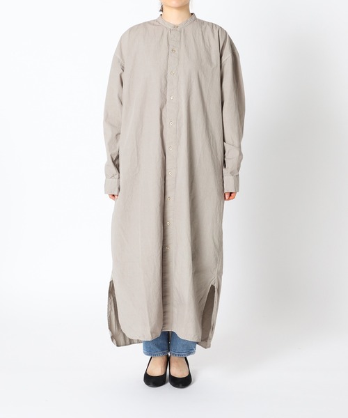 ARMEN(アーメン)の「【ARMEN/アーメン】 UTILITY BAND COLLAR LONG OP POPLI:ワンピース◆(ワンピース・レディース・ベージュ/グレー・FREE)」の15枚目の写真