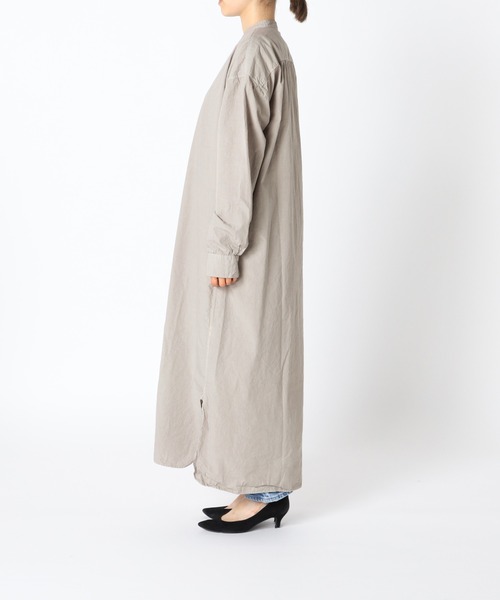 ARMEN(アーメン)の「【ARMEN/アーメン】 UTILITY BAND COLLAR LONG OP POPLI:ワンピース◆(ワンピース・レディース・ベージュ/グレー・FREE)」の16枚目の写真