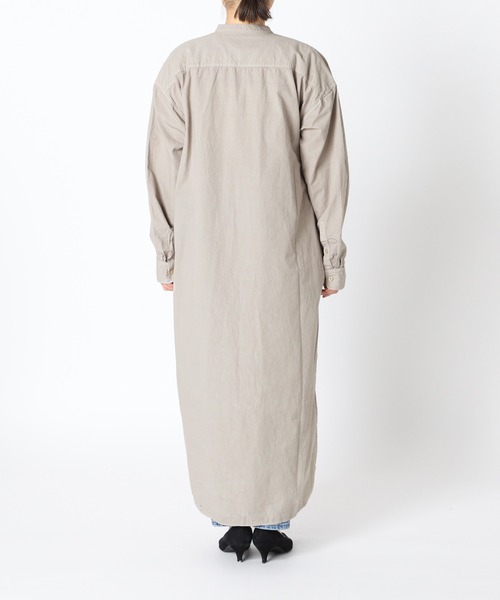 ARMEN(アーメン)の「【ARMEN/アーメン】 UTILITY BAND COLLAR LONG OP POPLI:ワンピース◆(ワンピース・レディース・ベージュ/グレー・FREE)」の17枚目の写真