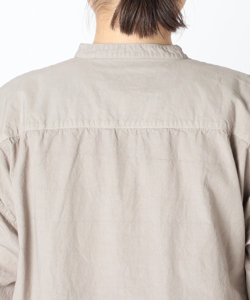 ARMEN(アーメン)の「【ARMEN/アーメン】 UTILITY BAND COLLAR LONG OP POPLI:ワンピース◆(ワンピース・レディース・ベージュ/グレー・FREE)」の19枚目の写真