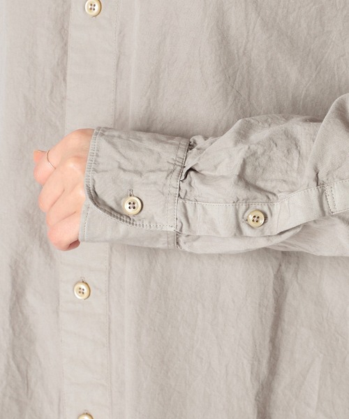 ARMEN(アーメン)の「【ARMEN/アーメン】 UTILITY BAND COLLAR LONG OP POPLI:ワンピース◆(ワンピース・レディース・ベージュ/グレー・FREE)」の21枚目の写真