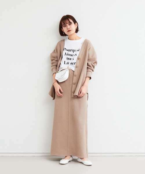 Rouge vif Anna（ルージュヴィフアンナ）の「2WAYワッフルカーデ（カーディガン/ボレロ・レディース・チャコールグレー/ベージュ/アイボリー・フリー）」の4枚目の写真