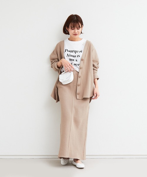 Rouge vif Anna（ルージュヴィフアンナ）の「2WAYワッフルカーデ（カーディガン/ボレロ・レディース・チャコールグレー/ベージュ/アイボリー・フリー）」の5枚目の写真