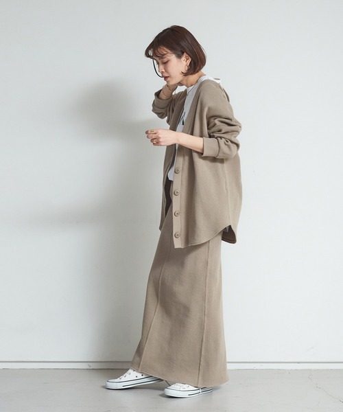 Rouge vif Anna（ルージュヴィフアンナ）の「2WAYワッフルカーデ（カーディガン/ボレロ・レディース・チャコールグレー/ベージュ/アイボリー・フリー）」の16枚目の写真