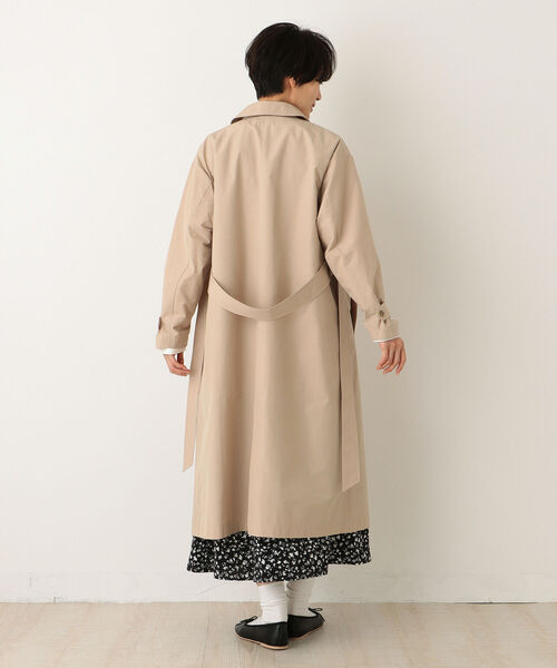 Afternoon Tea(アフタヌーンティー)の「防花粉ステンカラーコート(ステンカラーコート・レディース・ベージュ/カーキ・MEDIUM)」の6枚目の写真