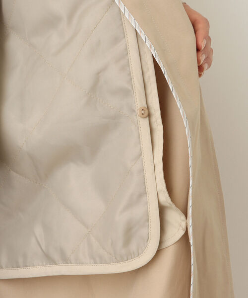 Afternoon Tea(アフタヌーンティー)の「防花粉ステンカラーコート(ステンカラーコート・レディース・ベージュ/カーキ・MEDIUM)」の4枚目の写真