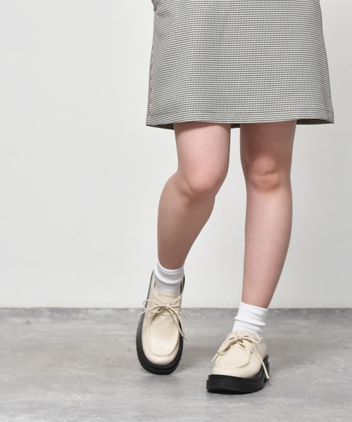 ems excite（エムズエキサイト）の「モカマニッシュシューズ（ローファー・レディース・アイボリー/ブラック/ブラウン・M/L）」の6枚目の写真