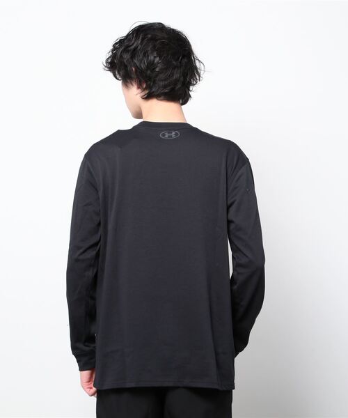 UNDER ARMOUR（アンダーアーマー）の「アンダーアーマー  UA HW CHARGED COTTON LS（Tシャツ/カットソー・メンズ・ブラック/ホワイト・3L/L/M/LL）」の5枚目の写真