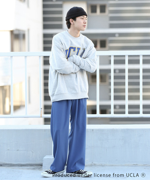 SENSE OF PLACE by URBAN RESEARCH（センスオブプレイスバイアーバンリサーチ）の「『別注』UCLA×SENSEOFPLACE カレッジロゴスウェット（スウェット・メンズ・グリーン/ネイビー/ライトグレー・X-LARGE/LARGE/MEDIUM）」の18枚目の写真