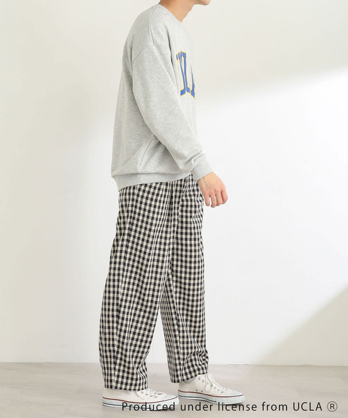 SENSE OF PLACE by URBAN RESEARCH（センスオブプレイスバイアーバンリサーチ）の「『別注』UCLA×SENSEOFPLACE カレッジロゴスウェット（スウェット・メンズ・グリーン/ネイビー/ライトグレー・X-LARGE/LARGE/MEDIUM）」の20枚目の写真