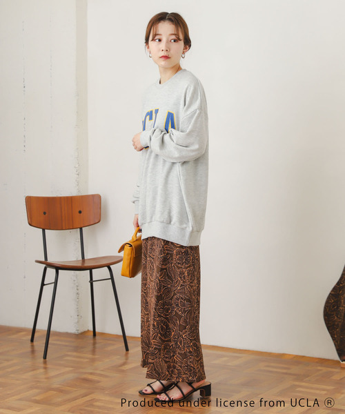 SENSE OF PLACE by URBAN RESEARCH（センスオブプレイスバイアーバンリサーチ）の「『別注』UCLA×SENSEOFPLACE カレッジロゴスウェット（スウェット・メンズ・グリーン/ネイビー/ライトグレー・X-LARGE/LARGE/MEDIUM）」の22枚目の写真