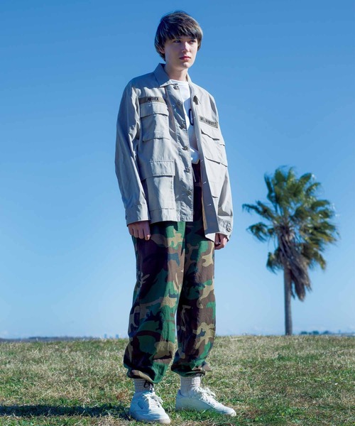 AVIREX（アヴィレックス）の「【MILITARY GARMENTS】ユーティリティ イージー パンツ / UTILITY EASY PANTS / アヴィレックス / AVIREX（その他パンツ・メンズ・グリーン系カモフラージュ/Nat/オリーブ/ブラック/ベージュ・3/2/1）」の15枚目の写真