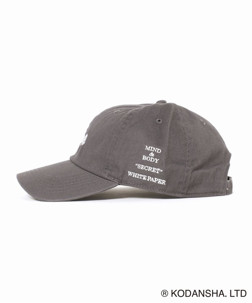 417 EDIFICE SELECT(フォーワンセブンエディフィスセレクト)の「【Hot-Dog PRESS / ホットドッグプレス】別注 COVER PHRASE CAP(キャップ・メンズ・チャコールグレー/アイボリー・FREE)」の4枚目の写真