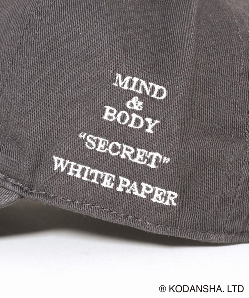 417 EDIFICE SELECT(フォーワンセブンエディフィスセレクト)の「【Hot-Dog PRESS / ホットドッグプレス】別注 COVER PHRASE CAP(キャップ・メンズ・チャコールグレー/アイボリー・FREE)」の5枚目の写真