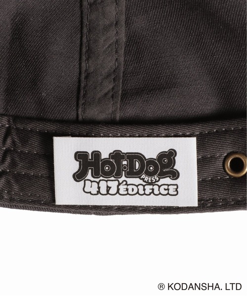 417 EDIFICE SELECT(フォーワンセブンエディフィスセレクト)の「【Hot-Dog PRESS / ホットドッグプレス】別注 COVER PHRASE CAP(キャップ・メンズ・チャコールグレー/アイボリー・FREE)」の15枚目の写真