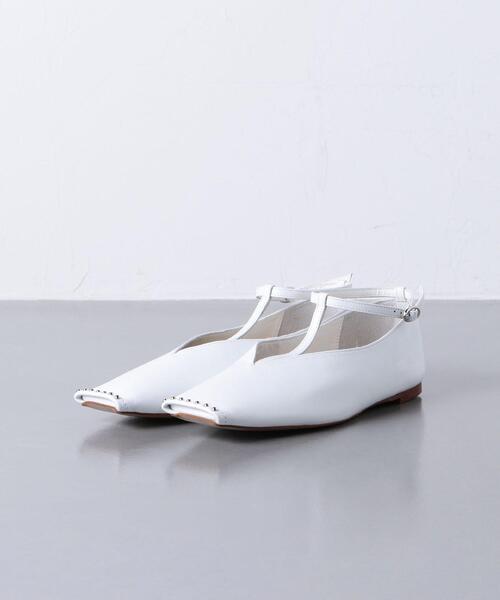 CHEMBUR（チェンバー）の「【別注】＜CHEMBUR（チェンバー）＞SW FLAT メリージェーン（その他シューズ・レディース・ホワイト・35/36/37/35h/37h/36h/38）」の2枚目の写真