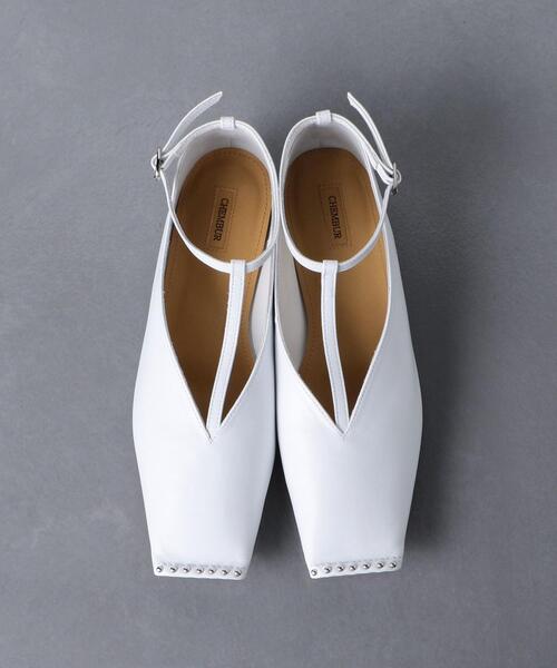 CHEMBUR（チェンバー）の「【別注】＜CHEMBUR（チェンバー）＞SW FLAT メリージェーン（その他シューズ・レディース・ホワイト・35/36/37/35h/37h/36h/38）」の4枚目の写真