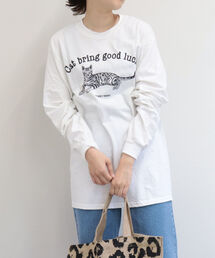 FREDY&GLOSTER | 【Regency Works/リージェンシーワークス】long sleeve animal print T プリントロンT(Tシャツ/カットソー)