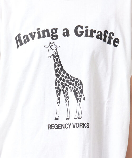 FREDY&GLOSTER（フレディアンドグロスター）の「【Regency Works/リージェンシーワークス】long sleeve animal print T プリントロンT（Tシャツ/カットソー・レディース・オフホワイト/アイボリー/ホワイト系その他/キナリ・MEDIUM）」の9枚目の写真