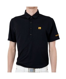 LOUDMOUTH/ラウドマウス ゴルフウェア ワンポイント ロゴ 吸汗速乾 UVカット 接触冷感 ボタンダウン 無地 半袖 ポロシャツ