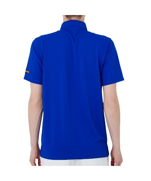 Loudmouth(ラウドマウス)の「LOUDMOUTH/ラウドマウス ゴルフウェア ワンポイント ロゴ 吸汗速乾 UVカット 接触冷感 ボタンダウン 無地 半袖 ポロシャツ(ポロシャツ・メンズ・ピンク/ブルー/ホワイト/ブラック/レッド/ターコイズブルー/イエロー/ネイビー・M/LL/XL/L/XXL)」の20枚目の写真