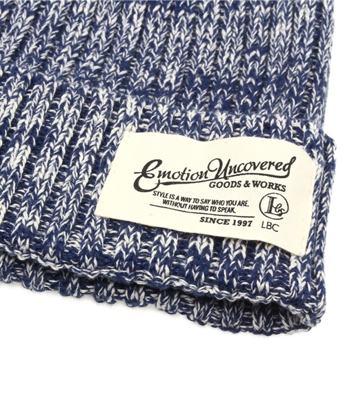 LBC（エルビーシー）の「コットンニットワッチ      （ニットキャップ/ビーニー・レディース・グレー/イエロー/ネイビー・ONE SIZE）」の5枚目の写真