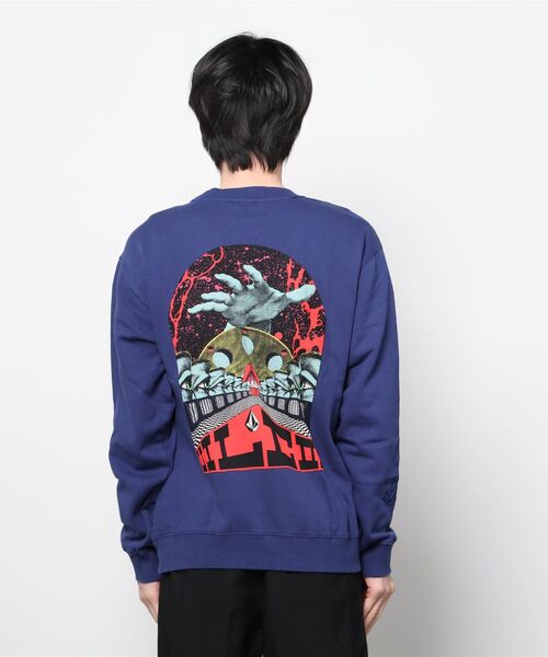 VOLCOM(ボルコム)の「ELZO DURT FA CREW(スウェット・メンズ・ブルー・MEDIUM/LARGE)」の3枚目の写真