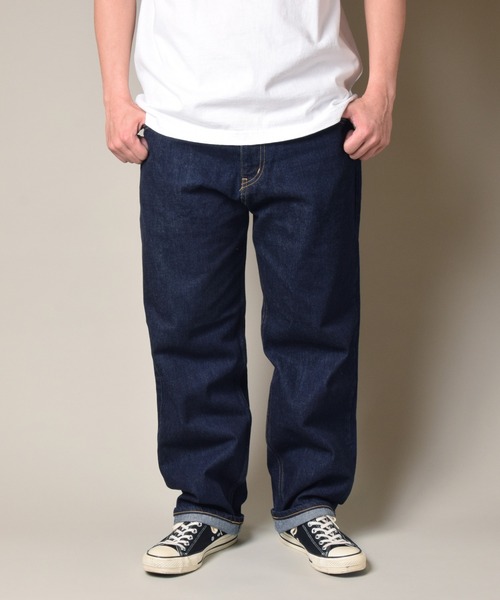 デニム　ワークパンツ マックダディ　スワッガー　バックチャンネル Back Channel（バックチャンネル）の「WIDE STRAIGHT DENIM（デニム