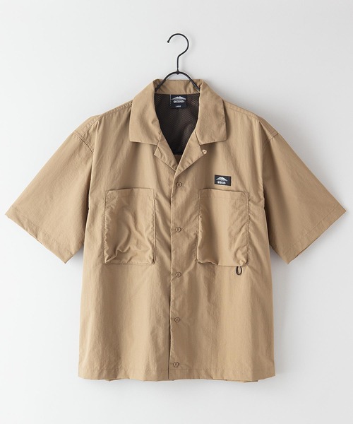 OUTDOOR PRODUCTS APPAREL(アウトドアプロダクツアパレル)の「ワイドシルエット/ビッグシルエット キャンパーシャツ(シャツ/ブラウス・メンズ・カーキ/ベージュ/ブラック・X-LARGE/LARGE/MEDIUM)」の5枚目の写真