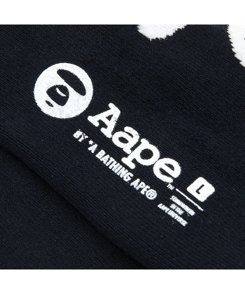 AAPE BY A BATHING APE(エーエイプバイアベイシングエイプ)の「AAPE SOCKS S(ソックス/靴下・メンズ・ネイビー/ブラック・LARGE)」の8枚目の写真
