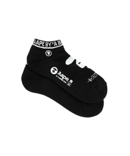 AAPE BY A BATHING APE(エーエイプバイアベイシングエイプ)の「AAPE SOCKS S(ソックス/靴下・メンズ・ネイビー/ブラック・LARGE)」の12枚目の写真
