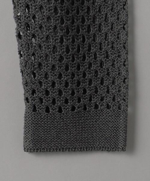 BEAUTY&YOUTH UNITED ARROWS(ビューティーアンドユースユナイテッドアローズ)の「BY メッシュニット シャツカーディガン(カーディガン/ボレロ・レディース・オレンジ/ダークグレー/オフホワイト・FREE)」の14枚目の写真