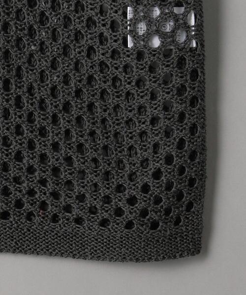 BEAUTY&YOUTH UNITED ARROWS(ビューティーアンドユースユナイテッドアローズ)の「BY メッシュニット シャツカーディガン(カーディガン/ボレロ・レディース・オレンジ/ダークグレー/オフホワイト・FREE)」の15枚目の写真