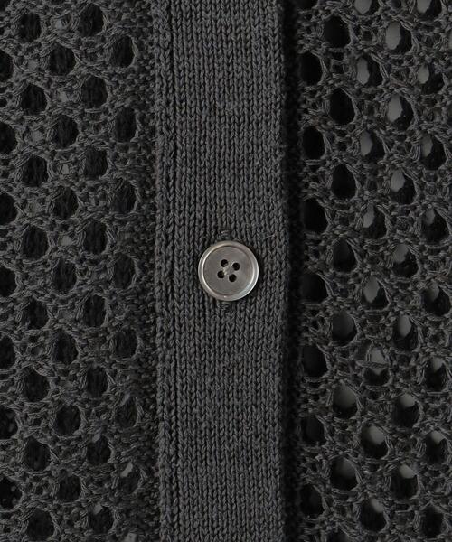 BEAUTY&YOUTH UNITED ARROWS(ビューティーアンドユースユナイテッドアローズ)の「BY メッシュニット シャツカーディガン(カーディガン/ボレロ・レディース・オレンジ/ダークグレー/オフホワイト・FREE)」の16枚目の写真