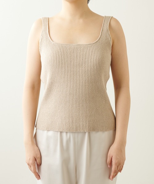 Whim Gazette（ウィムガゼット）の「【THE PAUSE】ブークレカップインキャミ（キャミソール・レディース・ベージュ/チャコールグレー・FREE）」の18枚目の写真