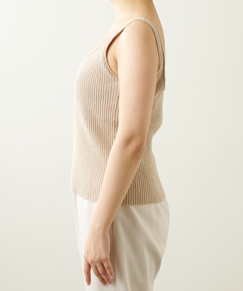Whim Gazette（ウィムガゼット）の「【THE PAUSE】ブークレカップインキャミ（キャミソール・レディース・ベージュ/チャコールグレー・FREE）」の22枚目の写真