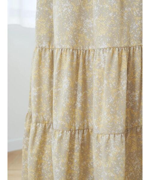 earth music&ecology(アースミュージックアンドエコロジー)の「2段ティアードプリントスカート(スカート・レディース・ベージュ/ネイビー・FREE)」の21枚目の写真