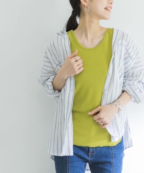 URBAN RESEARCH(アーバンリサーチ)の「『UR TECH ひやサラクール』AIR DRY 2WAYタンクトップ(タンクトップ・レディース・ブラック/グリーン/ベージュ・FREE)」の1枚目の写真