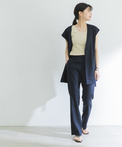 URBAN RESEARCH(アーバンリサーチ)の「『UR TECH ひやサラクール』AIR DRY 2WAYタンクトップ(タンクトップ・レディース・ブラック/グリーン/ベージュ・FREE)」の6枚目の写真