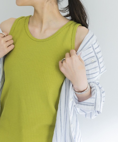 URBAN RESEARCH(アーバンリサーチ)の「『UR TECH ひやサラクール』AIR DRY 2WAYタンクトップ(タンクトップ・レディース・ブラック/グリーン/ベージュ・FREE)」の10枚目の写真