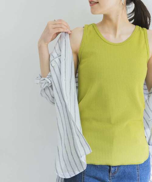 URBAN RESEARCH(アーバンリサーチ)の「『UR TECH ひやサラクール』AIR DRY 2WAYタンクトップ(タンクトップ・レディース・ブラック/グリーン/ベージュ・FREE)」の11枚目の写真