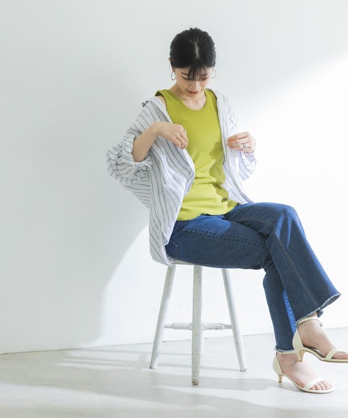 URBAN RESEARCH(アーバンリサーチ)の「『UR TECH ひやサラクール』AIR DRY 2WAYタンクトップ(タンクトップ・レディース・ブラック/グリーン/ベージュ・FREE)」の14枚目の写真