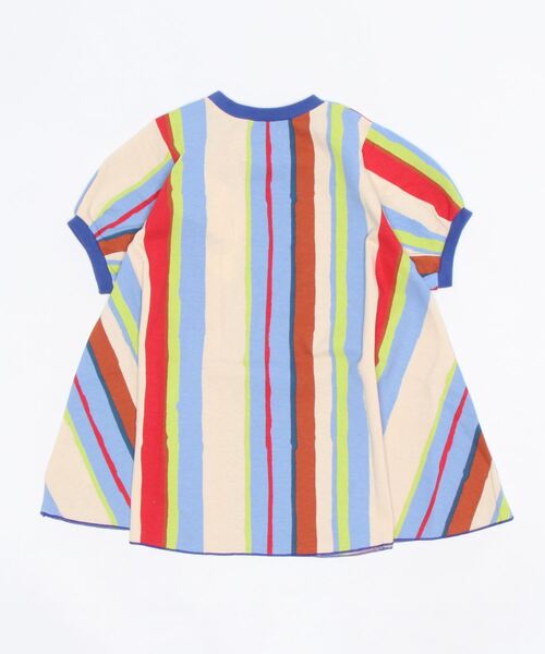 HOGAN RANCH WEAR（ホーガンランチウエア）の「ランタンスリーブワンピース（90～130cm）（ワンピース・キッズ・ライトグレー/オフホワイト/ストライプ/チャコール・90/100/110/120/130）」の8枚目の写真